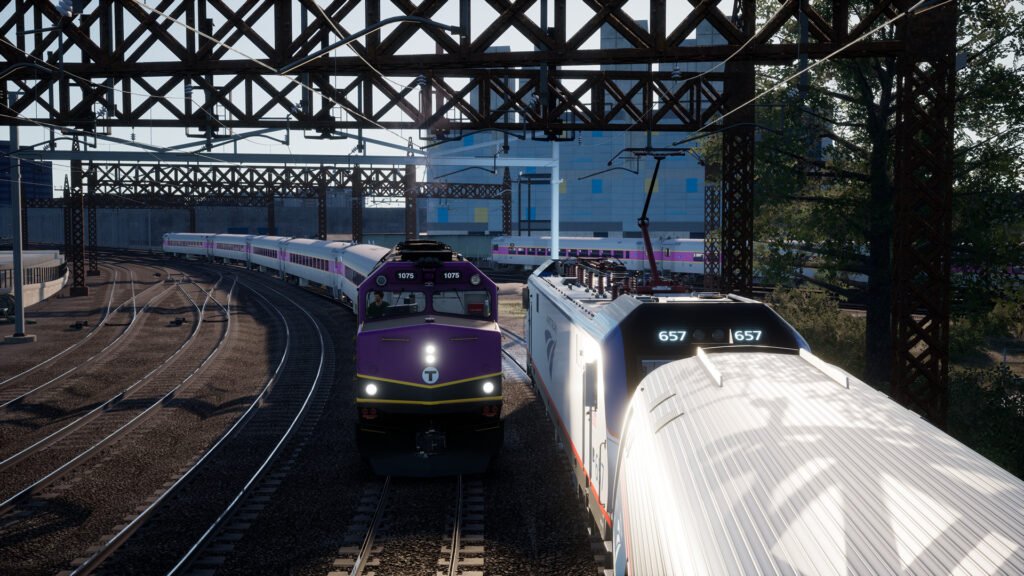 Official Brand Logo of Train Sim World 2 Boston Sprinter Overview From Metruvia Simulation