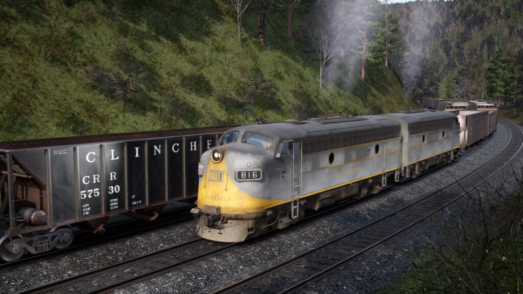 Official Brand Logo of Train Sim World 2 Clinchfield Railroad Overview From Metruvia Simulation