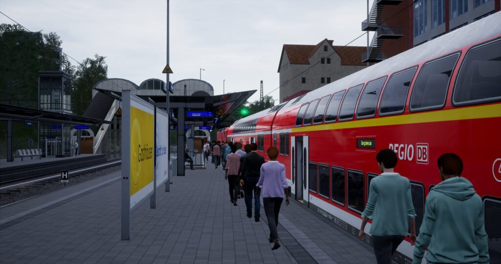 Official Brand Logo of Train Sim World 2 Hauptstrecke Hamburg – Lübeck Overview From Metruvia Simulation