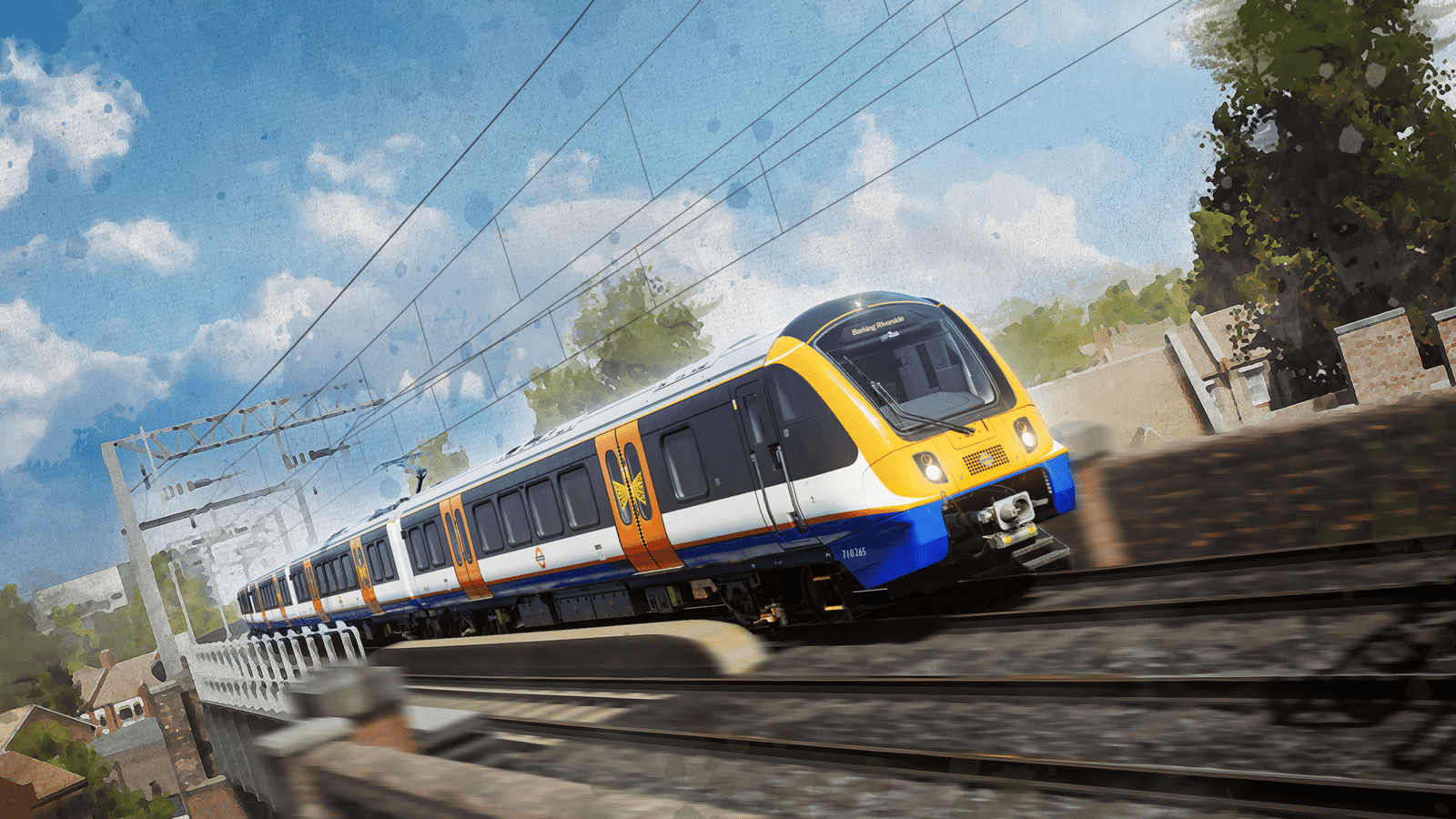 Official Brand Logo of Train Sim World 4 London Overground Suffragette Line Overview From Metruvia Simulation