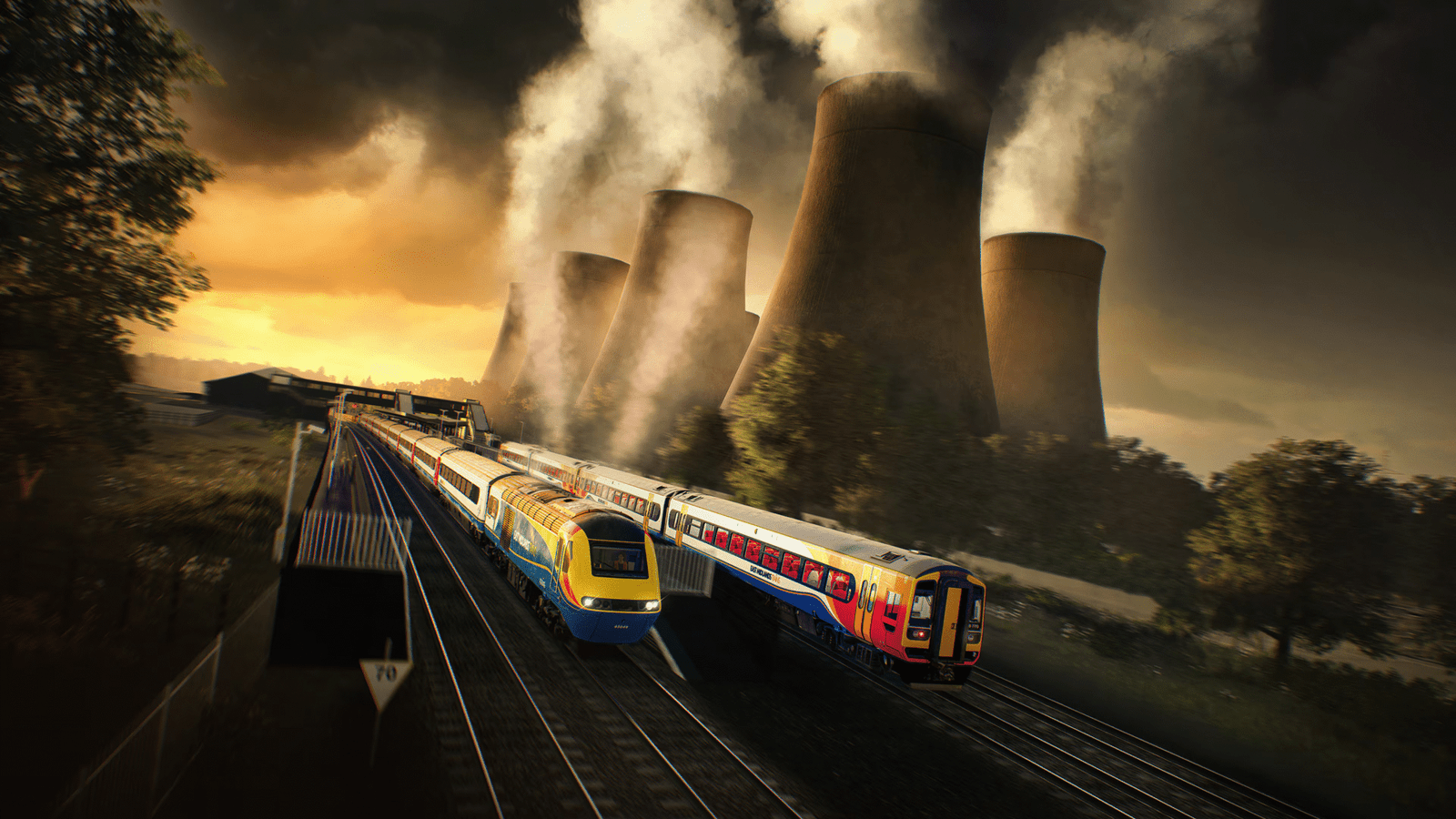 Official Brand Logo of Train Sim World 3 Midland Main Line Overview From Metruvia Simulation