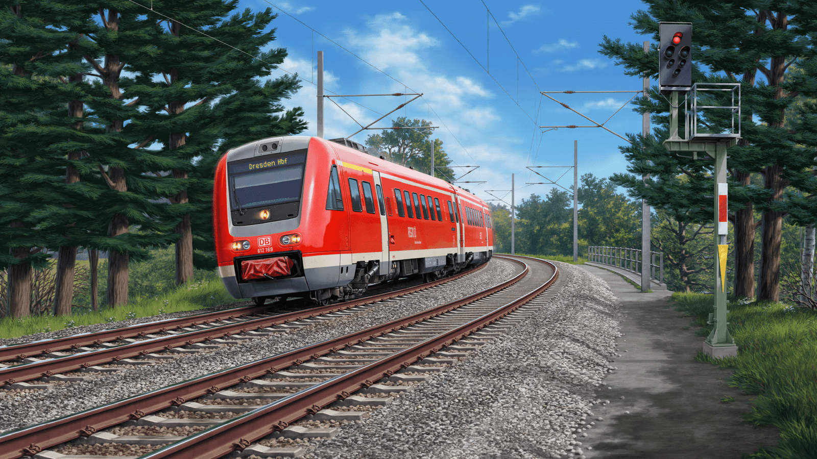 Official Brand Logo of Train Sim World 2 Tharandter Rampe Overview From Metruvia Simulation