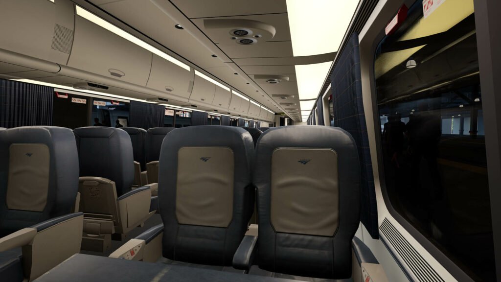 Official Brand Logo of Train Sim World 3 Amtrak's Acela Overview From Metruvia Simulation