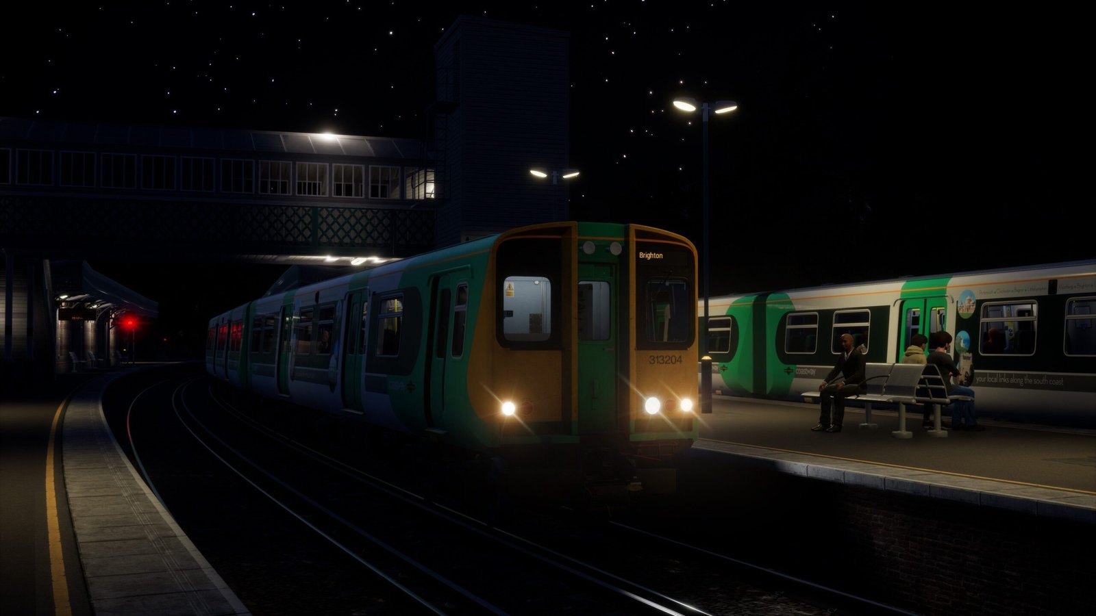 Official Brand Logo of Train Sim World 2 Southern BR Class 313 EMU Overview From Metruvia Simulation