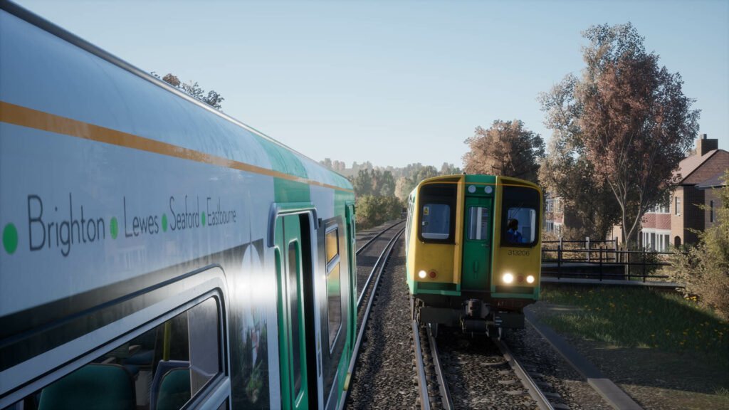 Official Brand Logo of Train Sim World 2 Southern BR Class 313 EMU Overview From Metruvia Simulation