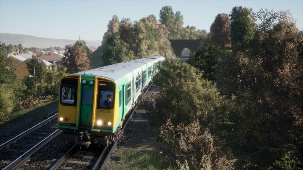 Official Brand Logo of Train Sim World 2 Southern BR Class 313 EMU Overview From Metruvia Simulation