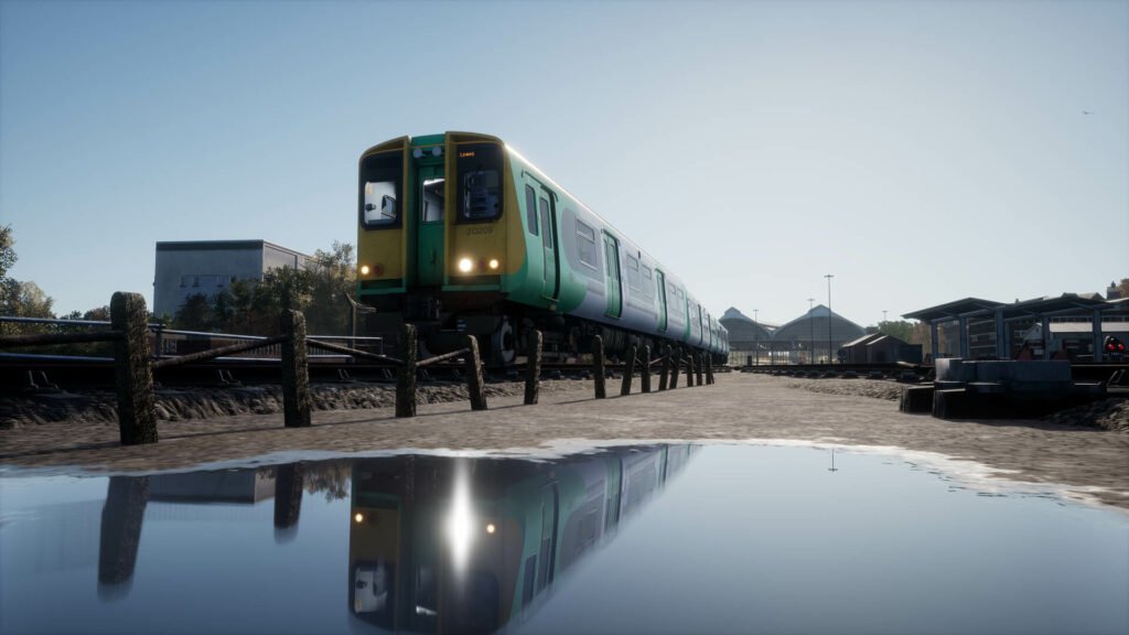 Official Brand Logo of Train Sim World 2 Southern BR Class 313 EMU Overview From Metruvia Simulation