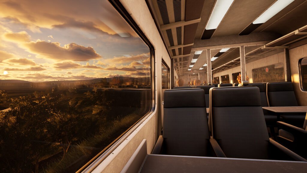 Official Brand Logo of Train Sim World 5 BR Class 86/2 & Mk2F Coaches Overview From Metruvia Simulation