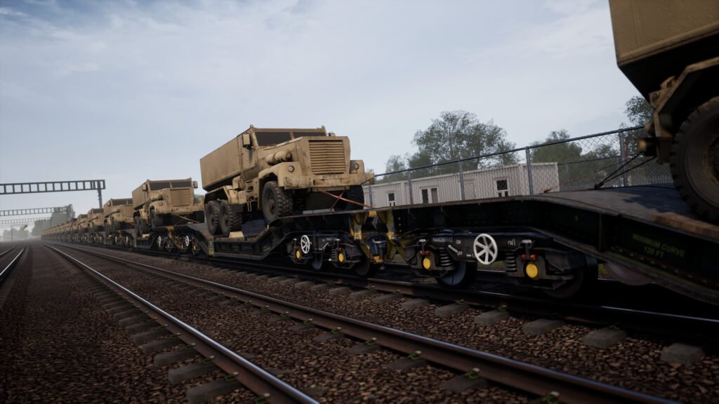 Official Brand Logo of Train Sim World 6 Cargo Line Vol. 4 - Military Overview From Metruvia Simulation