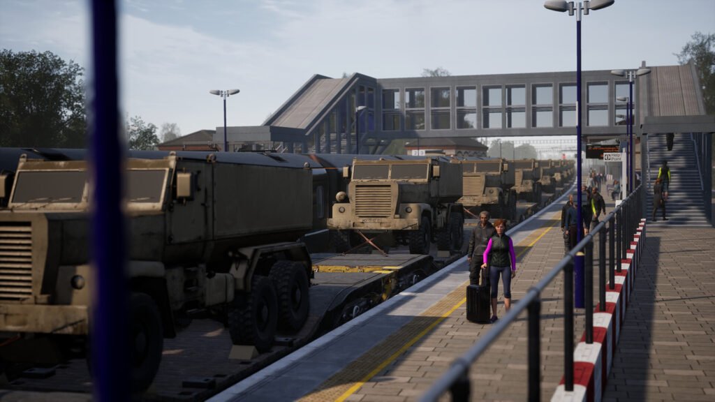 Official Brand Logo of Train Sim World 6 Cargo Line Vol. 4 - Military Overview From Metruvia Simulation