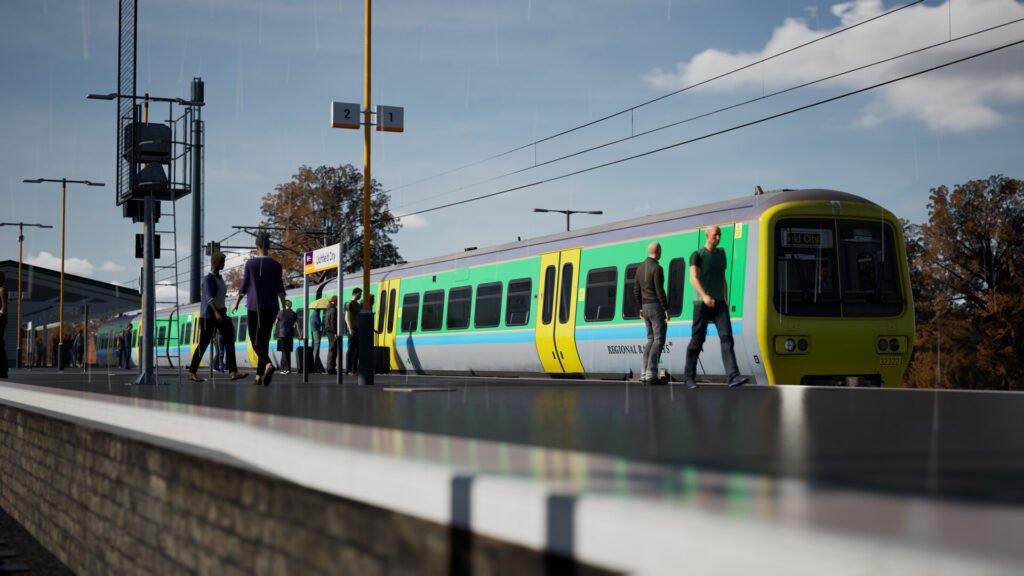 Official Brand Logo of Train Sim World 4 Centro Regional Railways BR Class 323 Overview From Metruvia Simulation