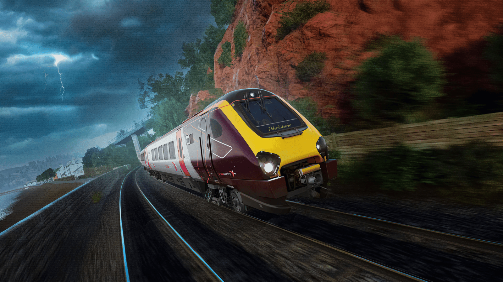 Official Brand Logo of Train Sim World 6 CrossCountry BR Class 220 Voyager DEMU Overview From Metruvia Simulation