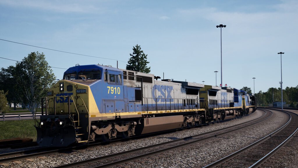 Official Brand Logo of Train Sim World 2 CSX C40-8W Overview From Metruvia Simulation