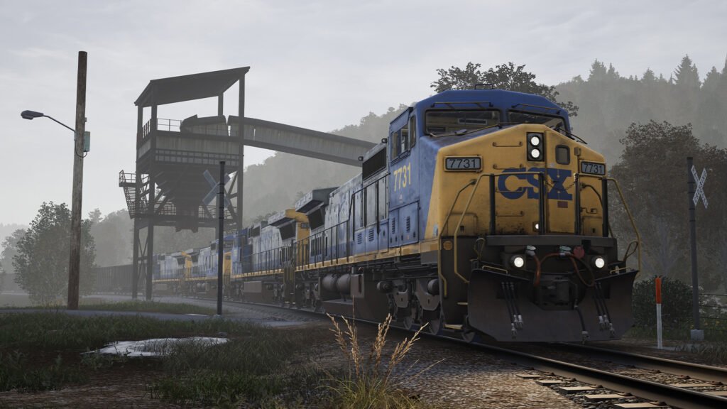 Official Brand Logo of Train Sim World 2 CSX C40-8W Overview From Metruvia Simulation