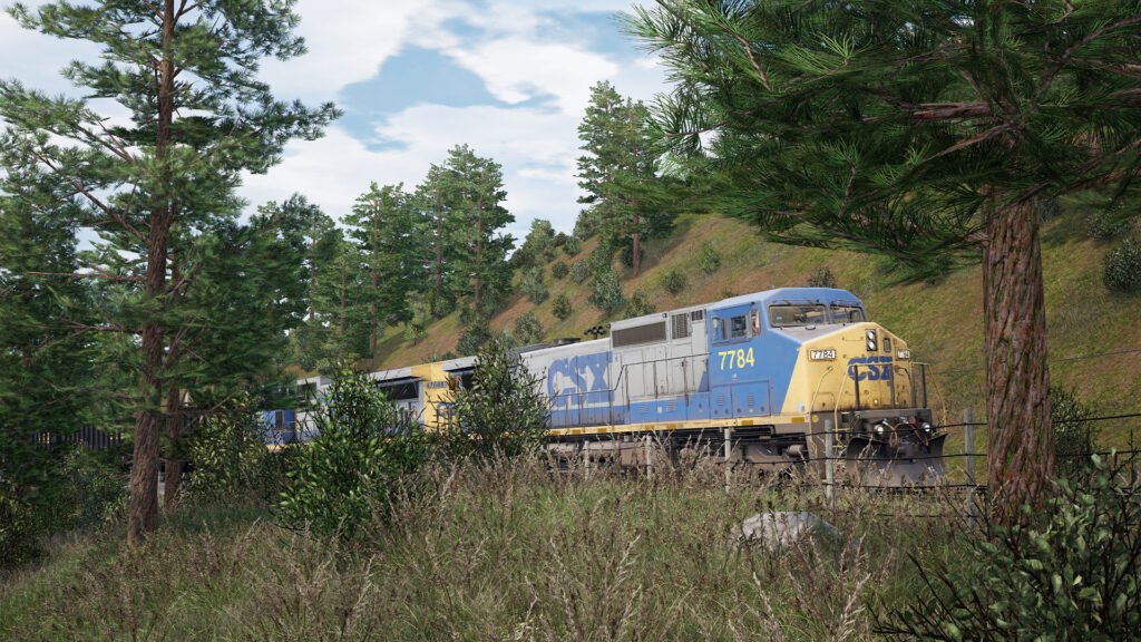 Official Brand Logo of Train Sim World 2 CSX C40-8W Overview From Metruvia Simulation