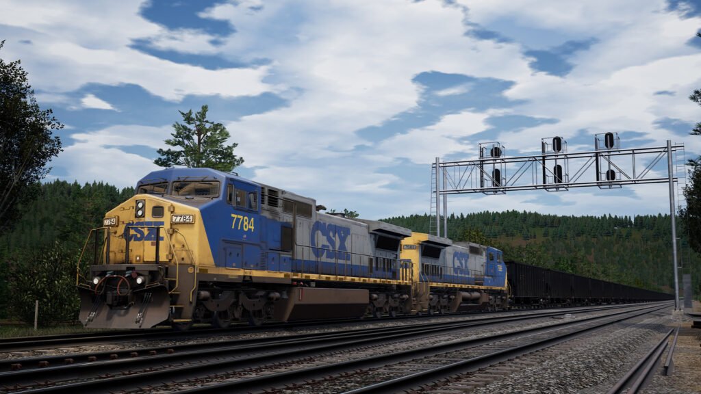 Official Brand Logo of Train Sim World 2 CSX C40-8W Overview From Metruvia Simulation