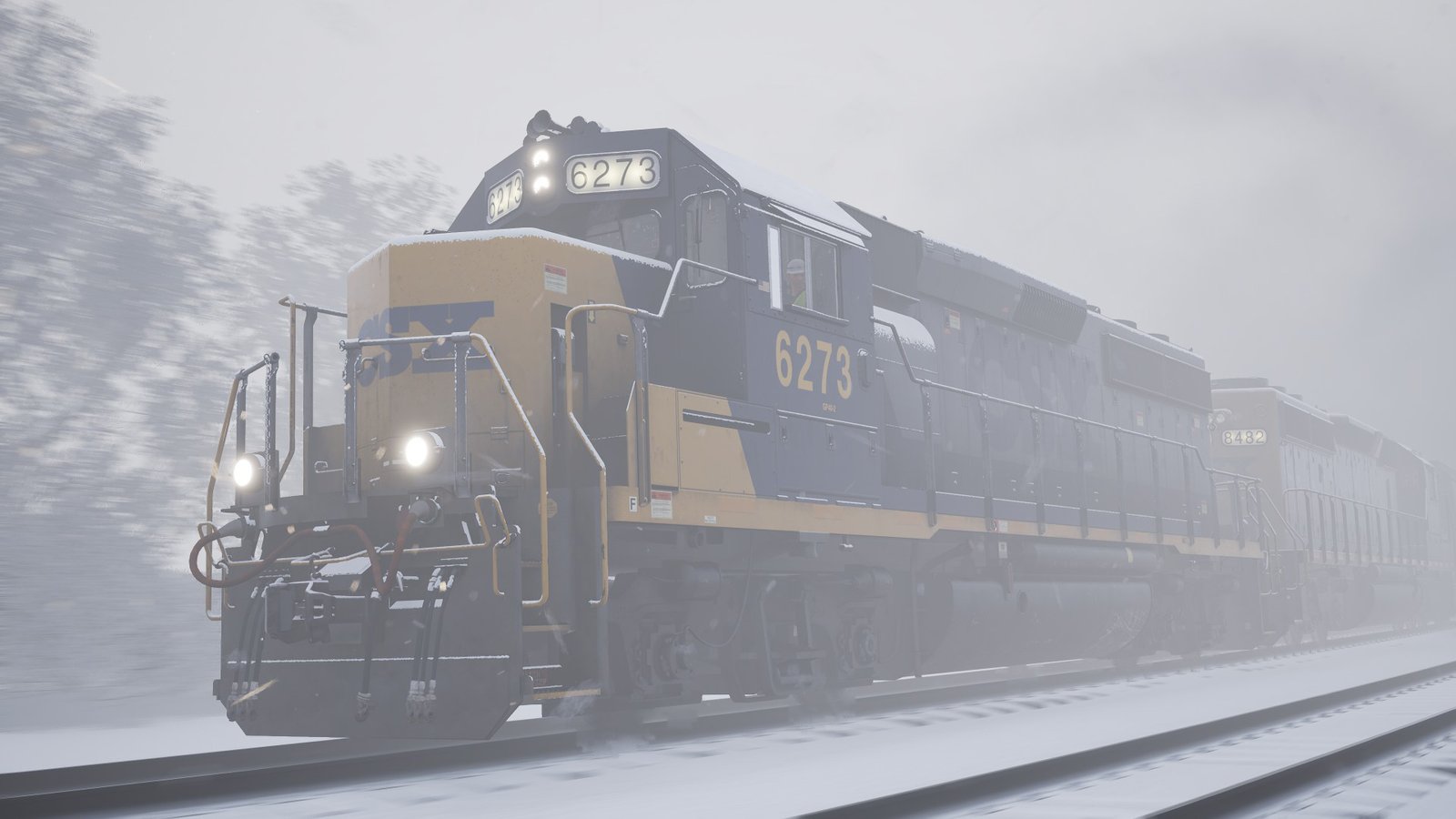 Official Brand Logo of Train Sim World 2018 CSX GP40-2 Overview From Metruvia Simulation