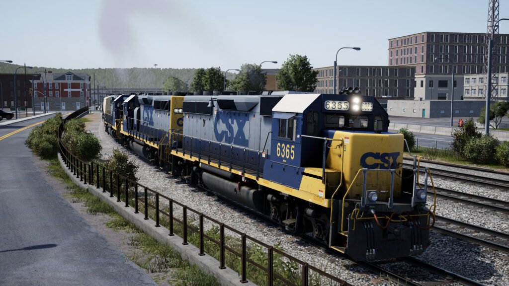 Official Brand Logo of Train Sim World 2018 CSX GP40-2 Overview From Metruvia Simulation