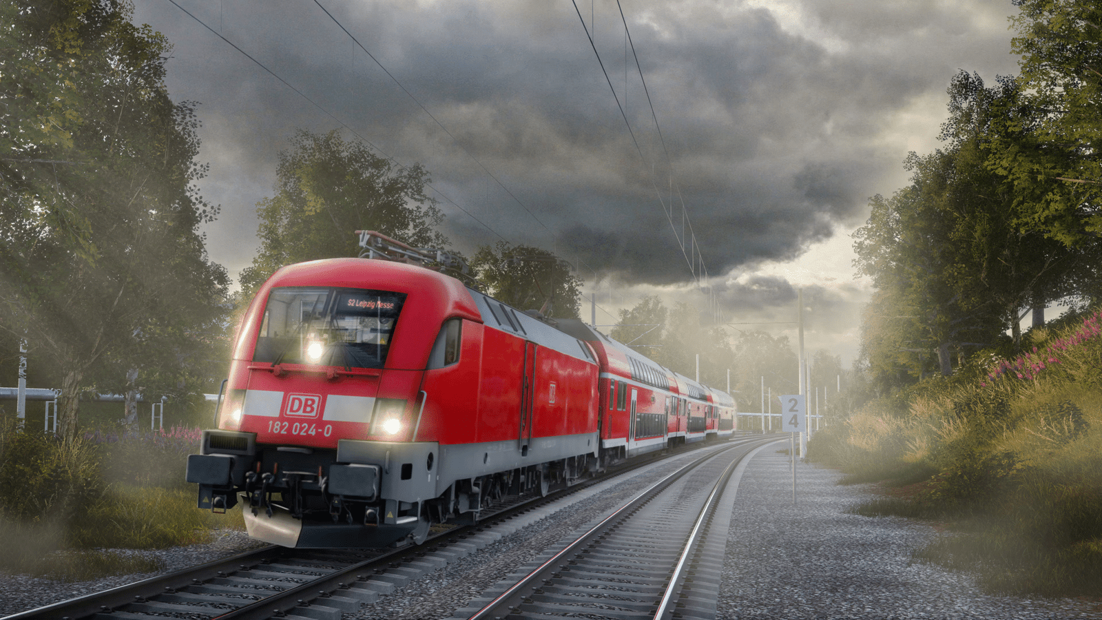 Official Brand Logo of Train Sim World 2018 DB BR 182 Overview From Metruvia Simulation