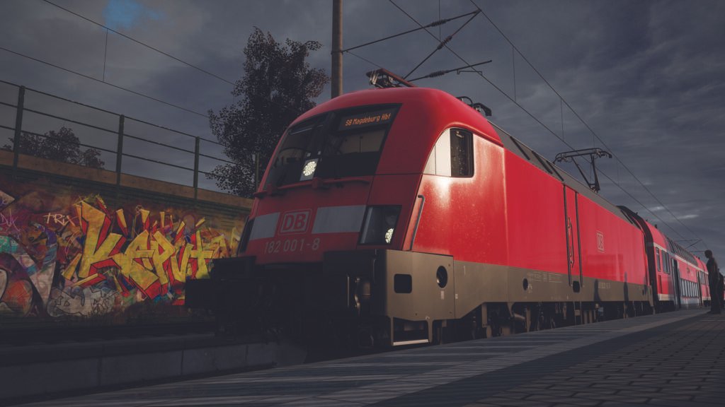 Official Brand Logo of Train Sim World 2018 DB BR 182 Overview From Metruvia Simulation