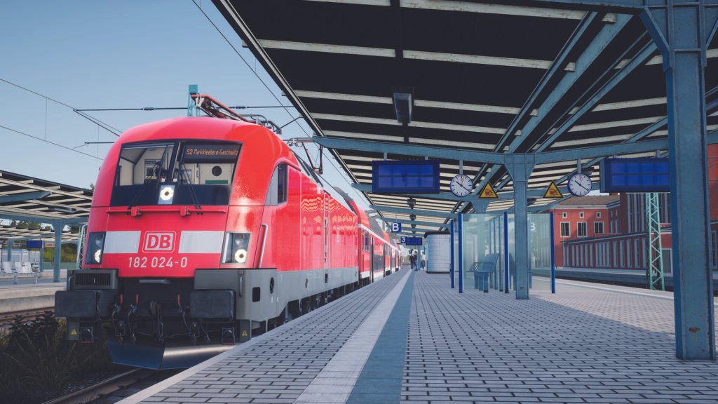 Official Brand Logo of Train Sim World 2018 DB BR 182 Overview From Metruvia Simulation