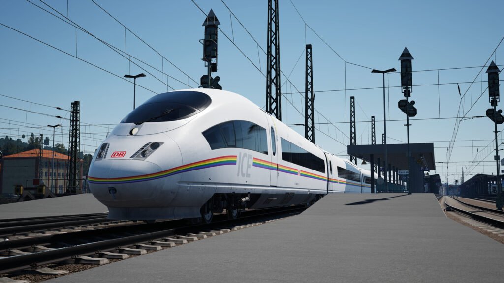 Official Brand Logo of Train Sim World 6 DB BR 403 ICE 3 Railbow Overview From Metruvia Simulation