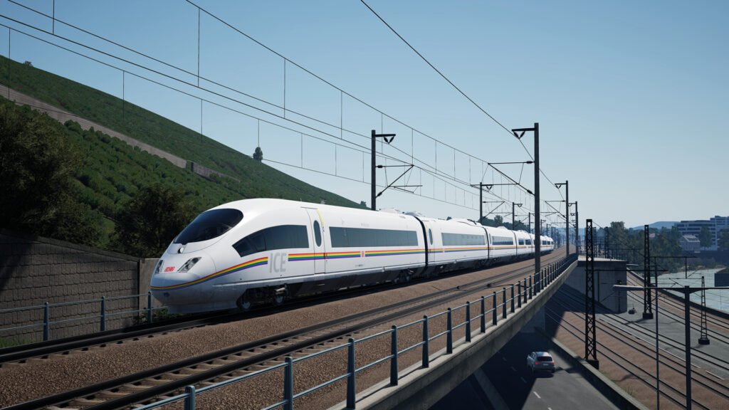 Official Brand Logo of Train Sim World 6 DB BR 403 ICE 3 Railbow Overview From Metruvia Simulation