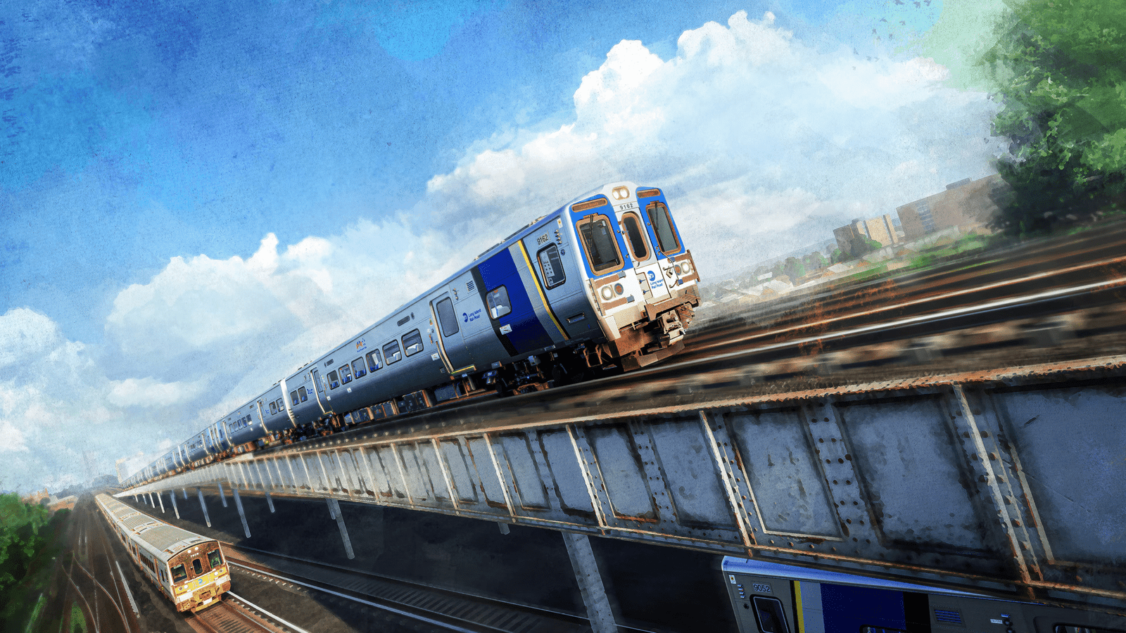 Official Brand Logo of Train Sim World 5 LIRR Commuter Overview From Metruvia Simulation