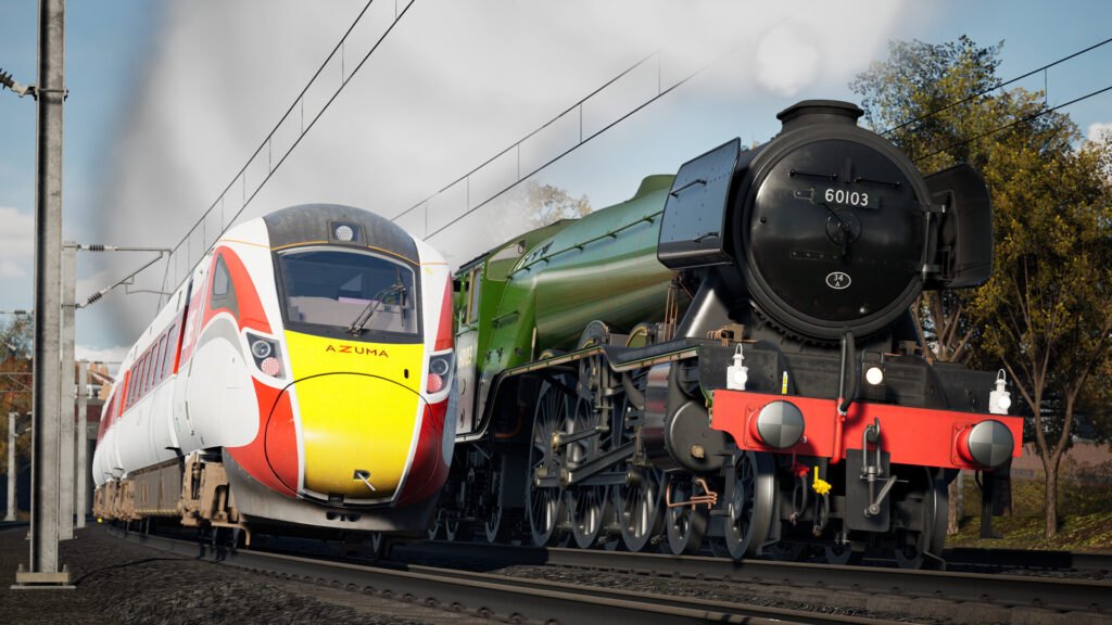 Official Brand Logo of Train Sim World 4 LNER Class A3 60103 Flying Scotsman Overview From Metruvia Simulation