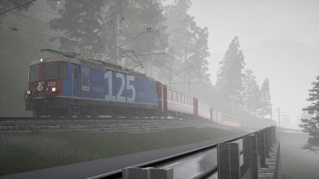 Official Brand Logo of Train Sim World 6 RhB Anniversary Collection Overview From Metruvia Simulation