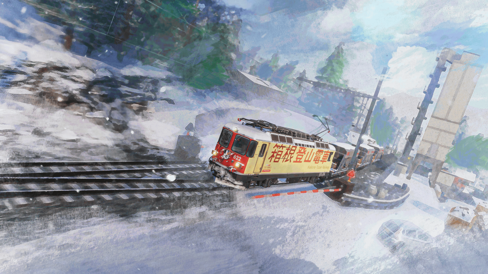 Official Brand Logo of Train Sim World 6 RhB Arosa Aggregates Pack Overview From Metruvia Simulation