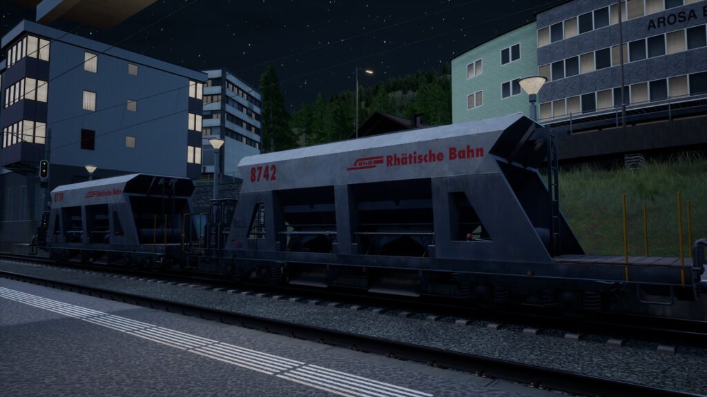 Official Brand Logo of Train Sim World 6 RhB Arosa Aggregates Pack Overview From Metruvia Simulation