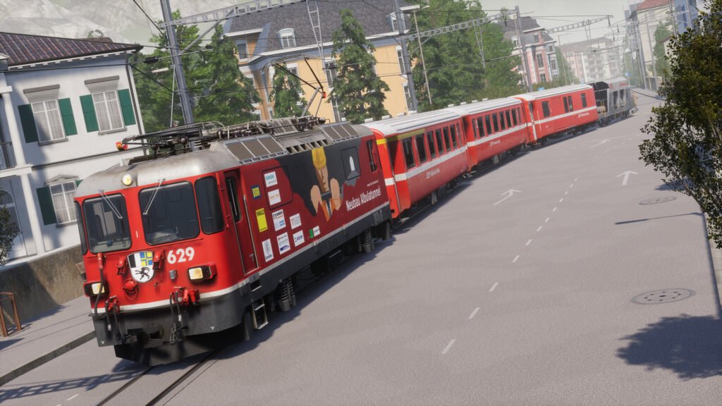 Official Brand Logo of Train Sim World 6 RhB Arosa Aggregates Pack Overview From Metruvia Simulation
