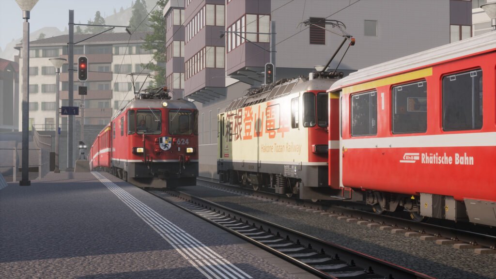 Official Brand Logo of Train Sim World 6 RhB Arosa Aggregates Pack Overview From Metruvia Simulation