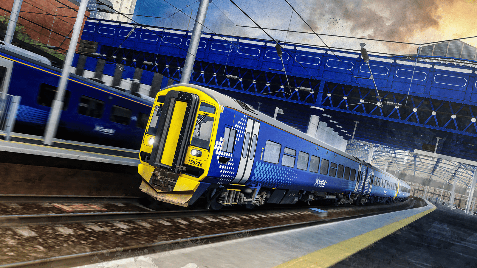 Official Brand Logo of Train Sim World 4 ScotRail BR Class 158 Sprinter Overview From Metruvia Simulation