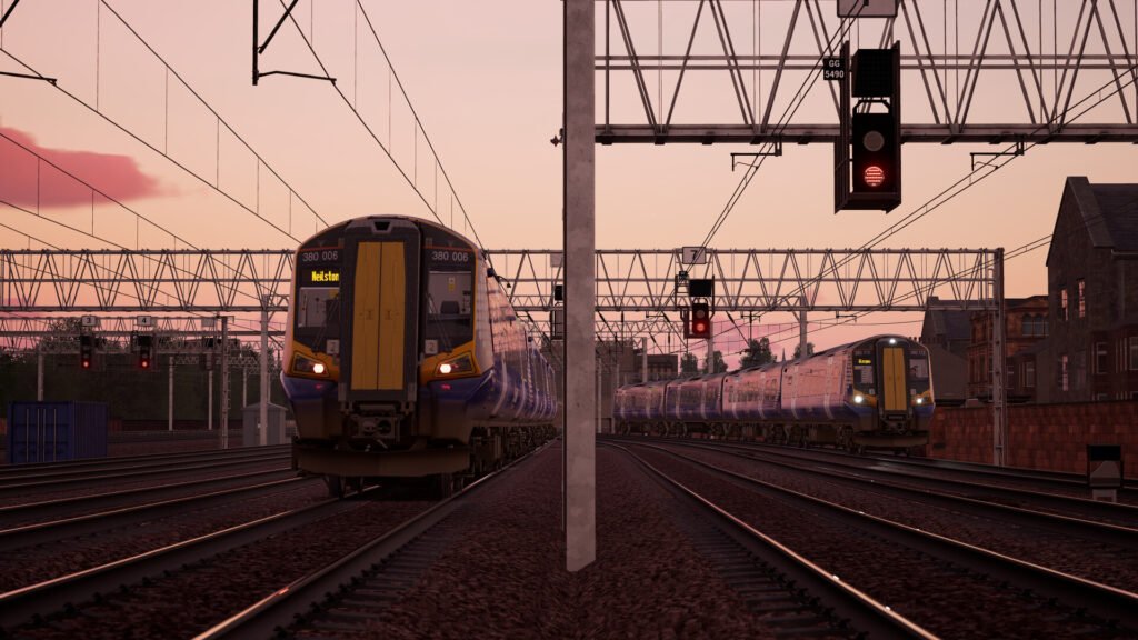 Official Brand Logo of Train Sim World 4 ScotRail BR Class 380 EMU Overview From Metruvia Simulation