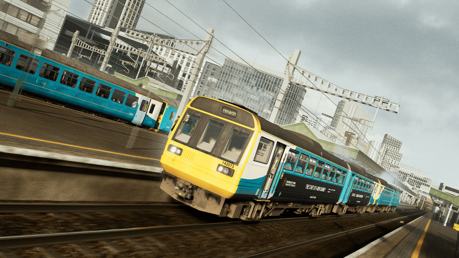 Official Brand Logo of Train Sim World 6 Transport for Wales BR Class 142 Pacer Overview From Metruvia Simulation